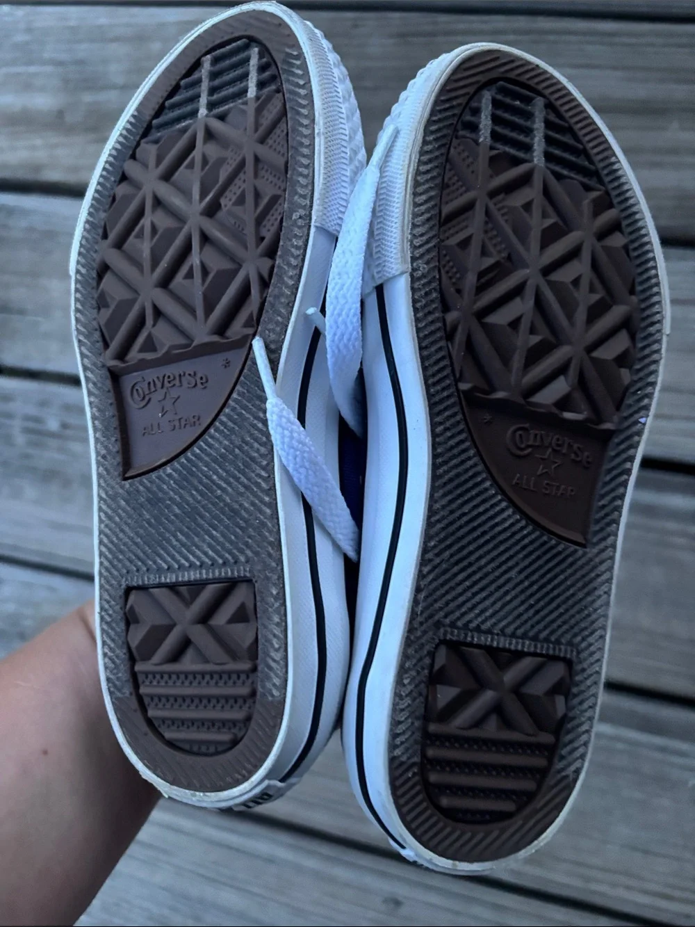Converse Kids Navy and White Low Top Sneakers